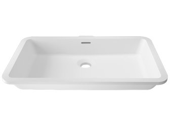 Porcelanosa BASIC Basic D802 - 48x28 cm: Solid Surface Wastafels  